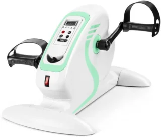 Mini hometrainer pedaal trainer onder bureau zwart