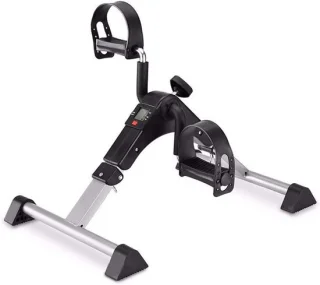 Mini hometrainer - pedaal trainer - zwart