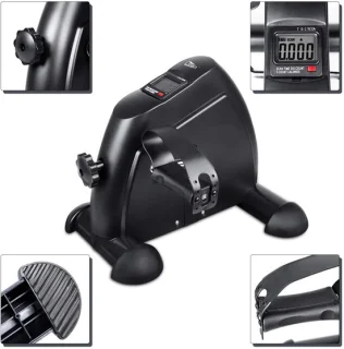 Mini hometrainer pedaalsporter zwart