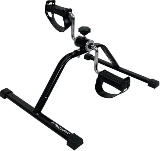 Mini hometrainer pedaaltrainer 50x40x30 cm zwart