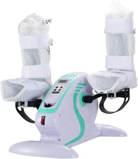 Mini Hometrainer - Pedaaltrainer Elektrisch - Actieve Revalidatie - 12 Snelheidsniveaus - 49 x 30 x 28.5 cm - Zwart