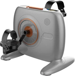 Mini hometrainer pedaaltrainer grijs