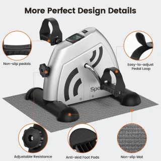 Mini Hometrainer Pedaaltrainer voor Senioren