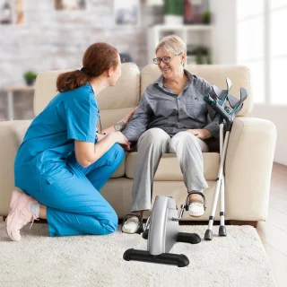 Mini Hometrainer Pedaaltrainer voor Senioren