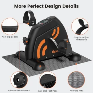 Mini hometrainer pedaaltrainer voor senioren