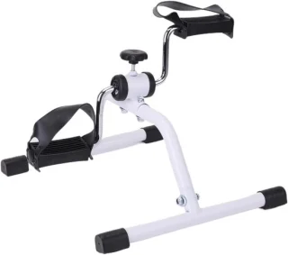 Mini hometrainer pedaaltrainer wit