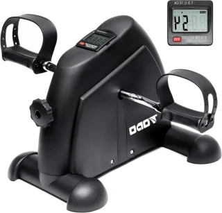 Mini Hometrainer Pedaaltrainer Zilver