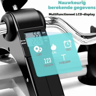Mini hometrainer wit - ijzer