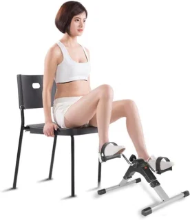 Mini hometrainer - zilver