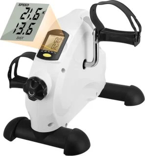 Mini Hometrainer Zitfiets - Trainingsapparaat Wit
