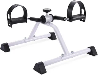 Mini hometrainer zittend oefenapparaat zwart