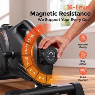 Mini hometrainer zwart - metaal