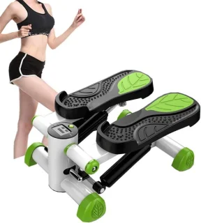 Mini loopband fitnessmachine 42x32x25 cm groen