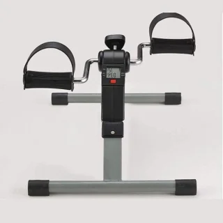 Mini oefenfiets pedaal trainer grijs