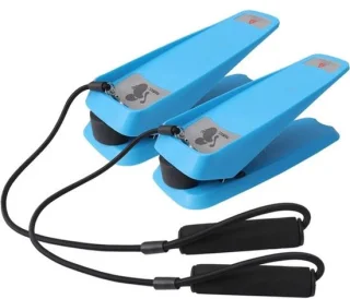 Mini-pedaaltrainer voor beenoefeningen – blauw