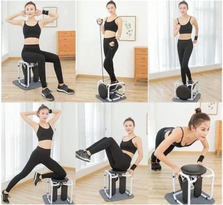 Mini stepper - fitness machine - zwart