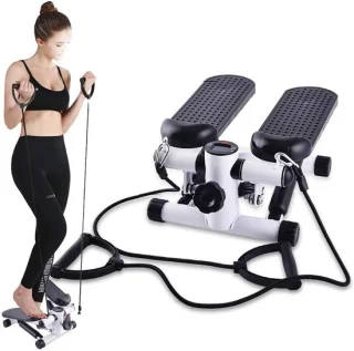 Mini stepper hometrainer benen zwart