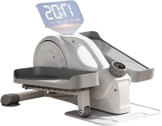 Mini stepper hometrainer fiets zwart