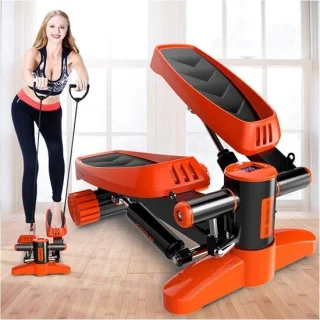 Mini stepper hometrainer pedaal in het zwart