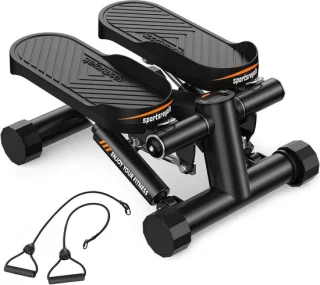 Mini stepper - hometrainer - zwart