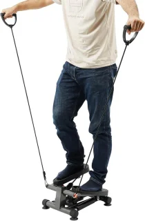 Mini stepper hometrainer zwart