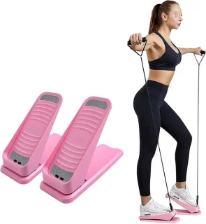 Mini stepper pedaal trainer roze