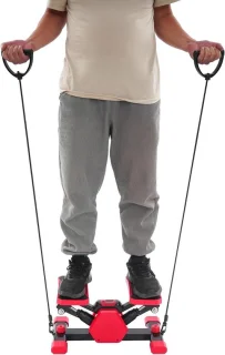 Mini stepper rood zwart