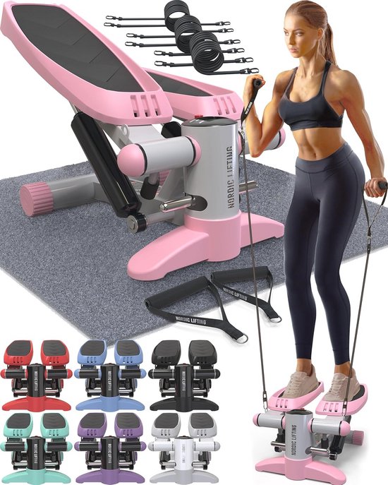 Mini Stepper Stair Climber met Weerstandsbanden