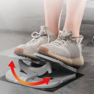 Mini stepper trainer - onderbureautrainer - koel grijs