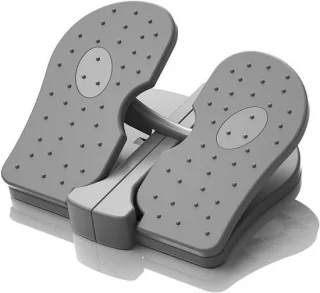 Mini stepper trainer opvouwbare voetstepper koel grijs