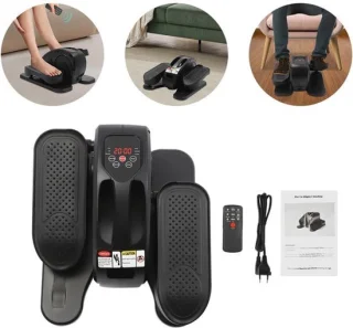 Mini stepper - zwart - elektrische hometrainer
