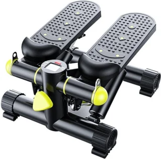 Mini stepper zwart geel