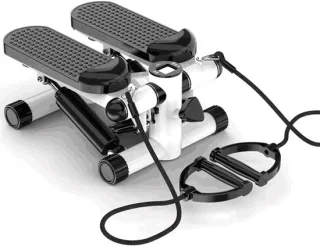 Mini stepper - zwart/wit