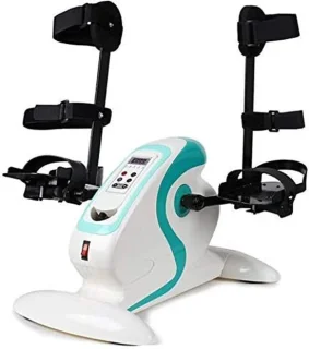 Mini trainingsfiets pedaaloefenaar elektrisch - wit