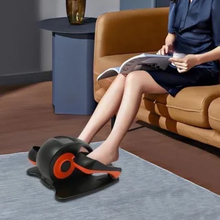 Minitrainer hometrainer bureaufiets deskbike oranje/zwart