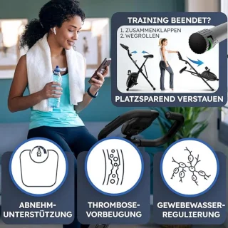 MMP® Hometrainerfiets - Zwart