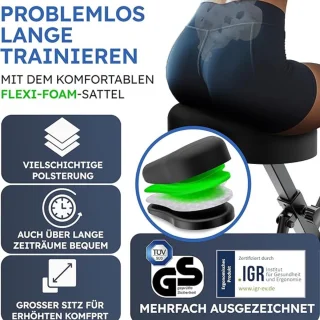 MMP® Hometrainerfiets - Zwart