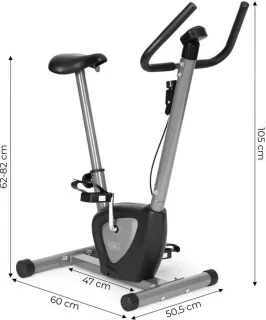 Modern Home Hometrainer Fiets - Zwart/Grijs