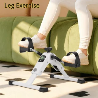 MOMODA onder bureau pedaaltrainer met lcd-display, opvouwbaar