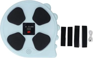 Muziek boksmachine - 32 x 32 cm - blauw