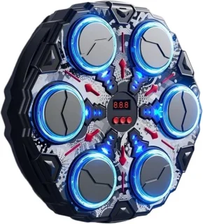 Muziek boksmachine 33 x 33 cm zilver