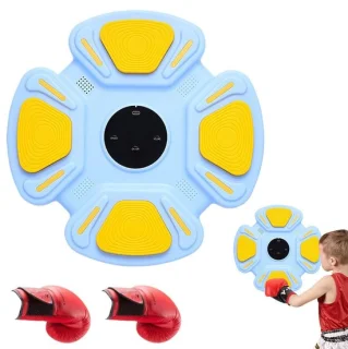 Muziek boksmachine blauw