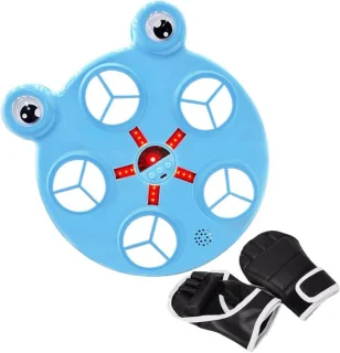 Muziek boksmachine blauw
