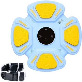 Muziek boksmachine blauw