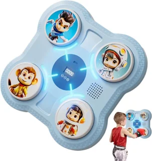 Muziek Boksmachine Bokstrainer 27,5 cm Blauw