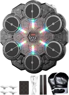 Muziek boksmachine bokstrainer zwart