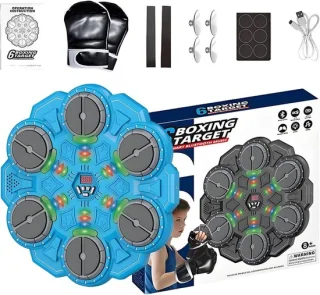 Muziek Boksmachine - Indoor Bokstrainer - Blauw