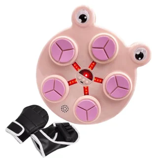 Muziek boksmachine - ritmische trainer - roze