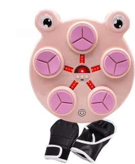 Muziek boksmachine wand punch trainer - roze