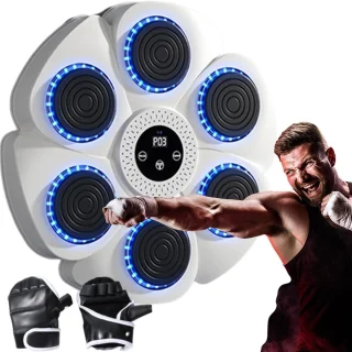 Muziek boksmachine wandmontage 40 cm wit